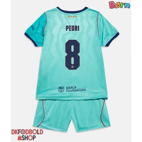 Barcelona Pedri Gonzalez #8 Tredje trøje Børn 2026-27 Kort ærmer (+ korte bukser)